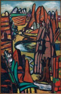 Boulder-Felslandschaft alkotó: Max Beckmann