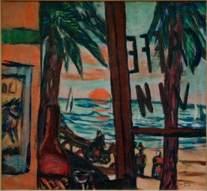 Cafe Bandol alkotó: Max Beckmann