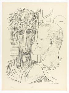 Krisztus és Pilátus, 15. tábla a Nap és álomból alkotó: Max Beckmann