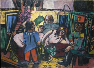 Cirkuszi karaván alkotó: Max Beckmann