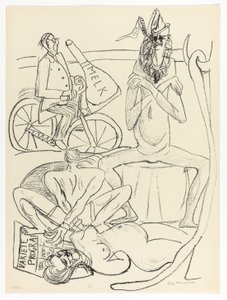 Cirkusz, 12-es tányér a Day and Dream-ből alkotó: Max Beckmann