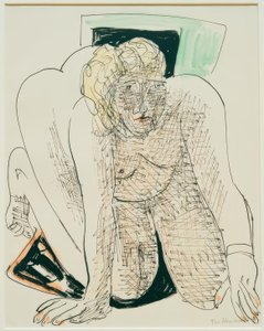 Kúszó nő alkotó: Max Beckmann