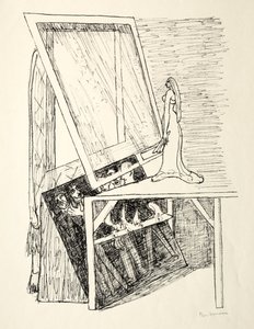 Nap és álom: Magic Mirror alkotó: Max Beckmann