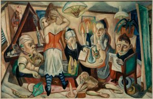Családi kép alkotó: Max Beckmann