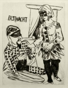 Mardi Gras alkotó: Max Beckmann