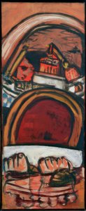 Lábak a fürdőszobában alkotó: Max Beckmann