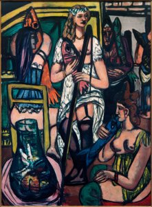 Nagy kép a nőkről, halásznőkről alkotó: Max Beckmann