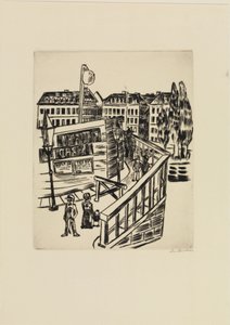 Fahíd (Külvárosi utca) alkotó: Max Beckmann