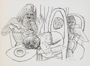 Nem akarom megenni a levesem, 6. tányér a „Nap és álom” portfólióból alkotó: Max Beckmann