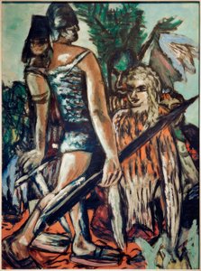 Harcos és madár nő alkotó: Max Beckmann