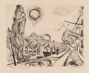 Táj léggömb alkotó: Max Beckmann
