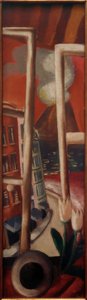 Táj a Vezúv-szal alkotó: Max Beckmann
