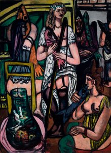 Nagy kép nőkről. Halásznők alkotó: Max Beckmann