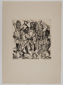 „Fekete tánc” alkotó: Max Beckmann