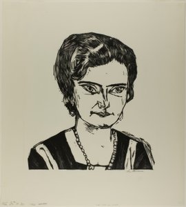 Frau H.M. (Naila) portréja, második lemez a Contemporary Artból alkotó: Max Beckmann