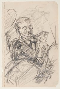 Piper portréja (a kiadó) alkotó: Max Beckmann