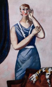 Valentine Tessier portréja alkotó: Max Beckmann