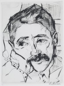 Walter Carl portréja alkotó: Max Beckmann