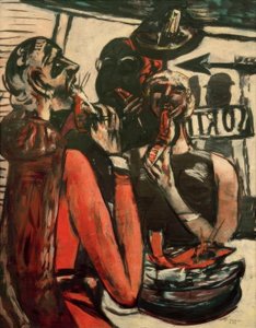 Prunier (Im Restaurant Prunier, Párizs) alkotó: Max Beckmann