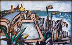 Cap Martin uszoda alkotó: Max Beckmann