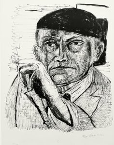 Önarckép alkotó: Max Beckmann