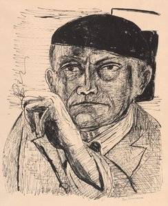 Önarckép (Self-Portrait) alkotó: Max Beckmann