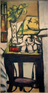 Csendélet éjszakai lámpával alkotó: Max Beckmann