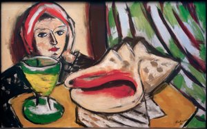 Csendélet nagy Shell alkotó: Max Beckmann
