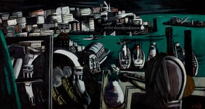 Genova kikötője alkotó: Max Beckmann