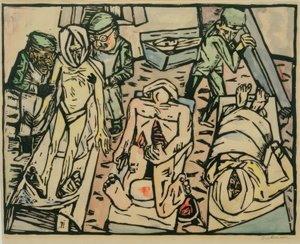Totenhaus alkotó: Max Beckmann