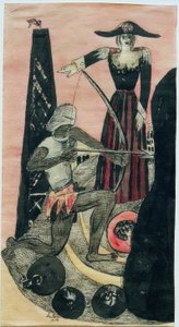 Vénusz és Mars alkotó: Max Beckmann