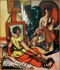 Megkísértés (Szent Antal megkísértése) alkotó: Max Beckmann