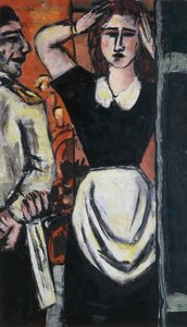Pincér és ruhatáros alkotó: Max Beckmann