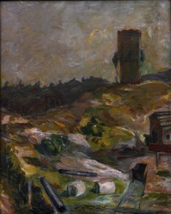 Víztorony Hermsdorfban alkotó: Max Beckmann