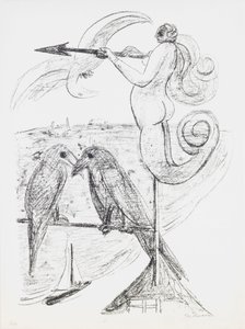 Weather-Vane, 2. lemez a „Day and Dream” portfólióból alkotó: Max Beckmann