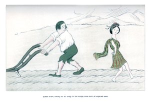 Robert Burns, miután az ekére tette a kezét, visszatekint az 1904-es Highland Mary-re.