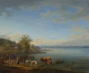 A Starnberg-tó keleti partja
