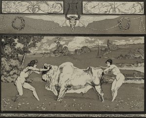 Apollo and Daphne II From the series Opus II, 1879 alkotó: Max Klinger