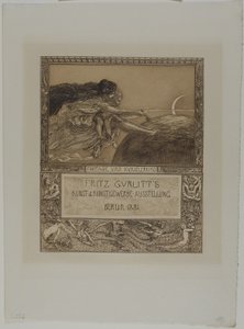 Kártya a Gurlitt-kiállításhoz: Képzelet és a gyermek művész alkotó: Max Klinger