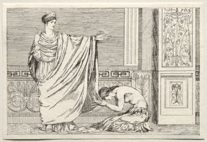Ámor és psziché: Psyche és Juno alkotó: Max Klinger