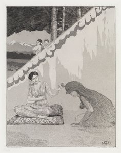 Hála (Zelt, XIV. mű, 1. rész, 11. sz.) alkotó: Max Klinger
