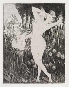 A tál (Sátor, XIV. opus, 1. rész, 15. sz.) alkotó: Max Klinger