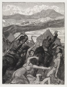 Betörés (Sátor, XIV. mű, 1. rész, 14. sz.) alkotó: Max Klinger