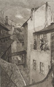 Egy anya (A Mother) I, a Dramen Opus IX (Dráma) című műből alkotó: Max Klinger