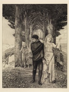 Zseni (Művész) (A halálról, második rész, Opus XI, 3. lap) alkotó: Max Klinger