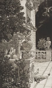 In flagranti (A szenvedélyesek), a Drámák IX. opuszból (Drámák) alkotó: Max Klinger