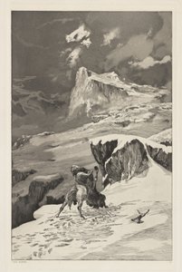 Intermezzi, Opus IV, Bl. 5: Kentaurok harca alkotó: Max Klinger