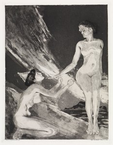 Királynő és istennő (Sátor, Opus XIV, 2. rész, 32. sz.) alkotó: Max Klinger