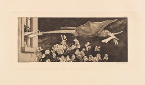 Opus VI, a Parafrázis a kesztyű megtalálásáról, 1881-ből. alkotó: Max Klinger