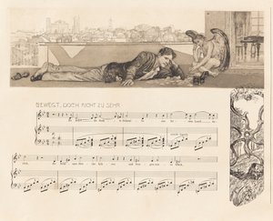 Opus XII, Brahms fantázia, 1894. alkotó: Max Klinger